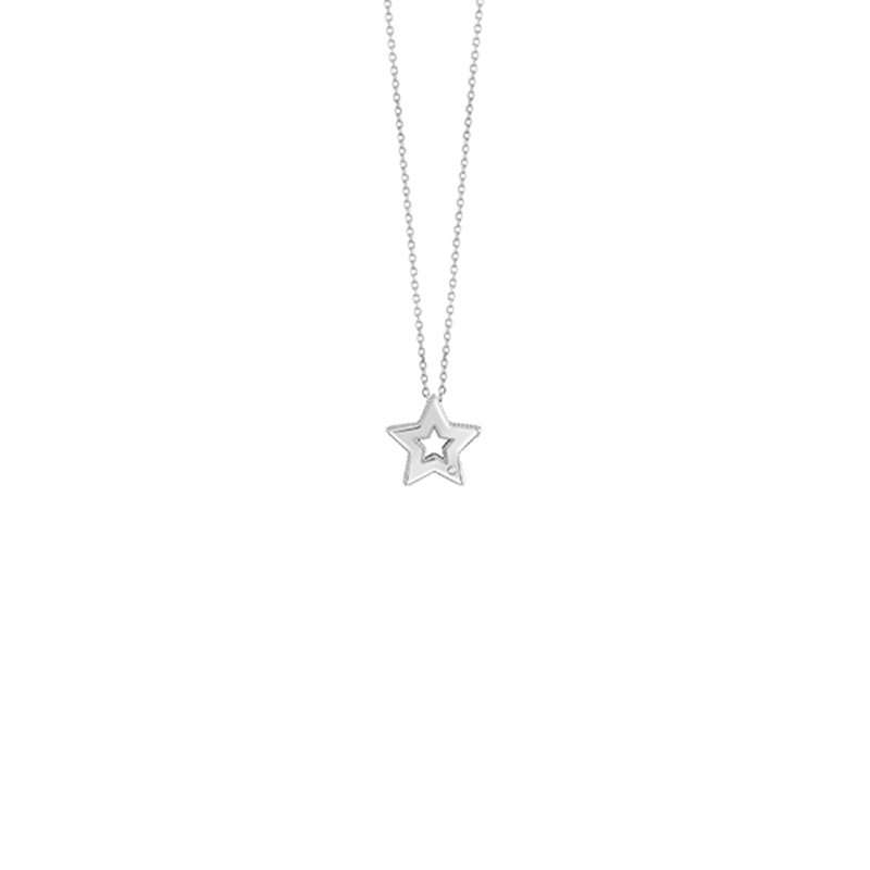 Collana Oro Bianco Diamanti Bliss Collezione Joy