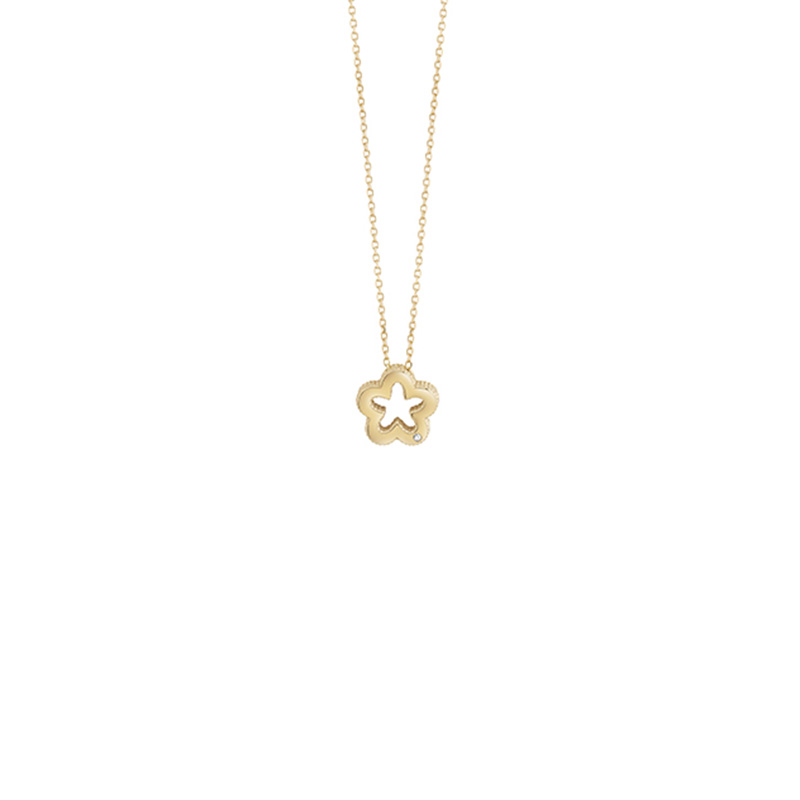 Collana Oro Giallo Diamanti Bliss Collezione Joy