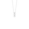 Collana Oro Bianco Diamanti Bliss Collezione Cuori