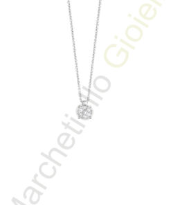 Punto Luce Oro Bianco Diamanti Bliss Collezione Caresse