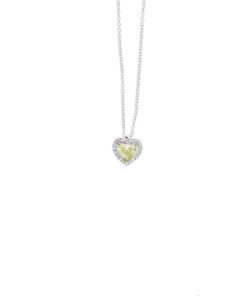 Collana Oro Bianco Diamanti Fancy Salvini Collezione Timeless Fancy