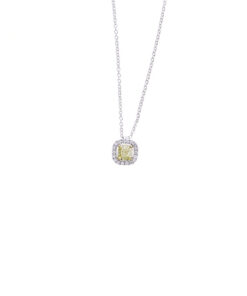 Collana Oro Bianco Diamanti Fancy Salvini Collezione Timeless Fancy