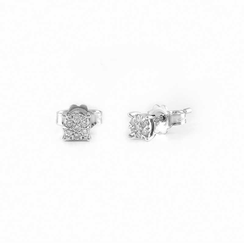 Punto Luce Oro Bianco Diamanti Bliss Collezione Caresse
