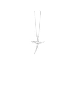 Croce Oro Bianco Diamanti Bliss Collezione Le Croci