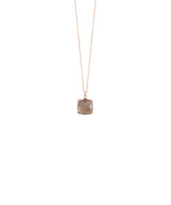 Collana Oro Rosa Diamanti Granato Bliss Collezione Joy Candy