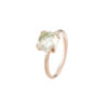 Anello Oro Rosa Diamanti Ametista Verde Bliss Collezione Joy Candy