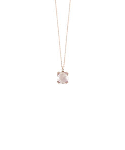 Collana Oro Rosa Diamanti Quarzo Bliss Collezione Joy Candy