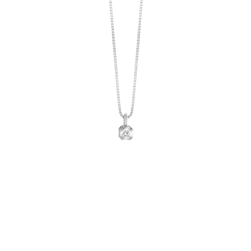 Punto Luce Oro Bianco Diamanti Bliss Collezione Desirè