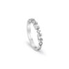 Anello Oro Bianco Diamanti Salvini Collezione Magia
