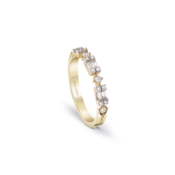 Anello Oro Giallo Diamanti Salvini Collezione Magia
