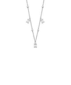 Collana Oro Bianco Diamanti Salvini Collezione Magia
