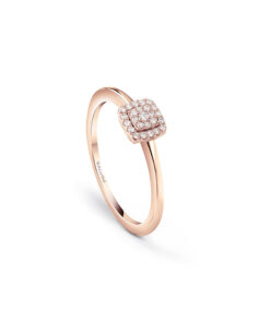 Anello Oro Rosa Diamanti Salvini Collezione Bagliori