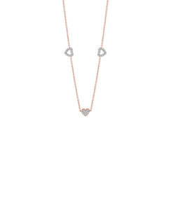 Collana Oro Rosa Diamanti Salvini Collezione I Segni