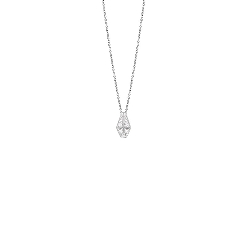 Collana Oro Bianco Diamanti Salvini Collezione Eva