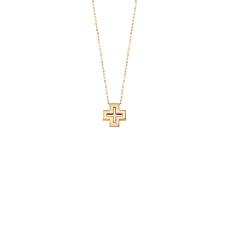 Collana Oro Giallo Diamanti Bliss Collezione Joy