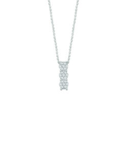 Collana Oro Bianco Diamanti Bliss Collezione Caresse