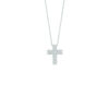 Croce Oro Bianco Diamanti Bliss Collezione Rugiada