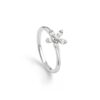 Anello Oro Bianco Diamanti Salvini Collezione Magia Garden