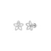 Orecchini Oro Bianco Diamanti Salvini Collezione Magia Garden