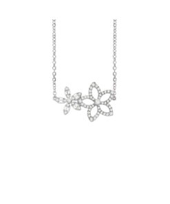 Collana Oro Bianco Diamanti Salvini Collezione Magia Garden