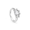 Anello Oro Bianco Diamanti Salvini Collezione Magia