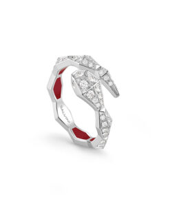 Anello Oro Bianco Diamanti Salvini Collezione Eva
