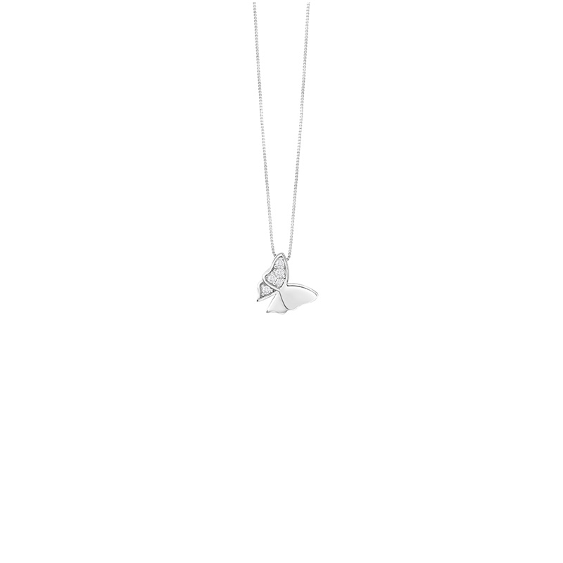 Collana Oro Bianco Diamanti Bliss Collezione Dream Forme