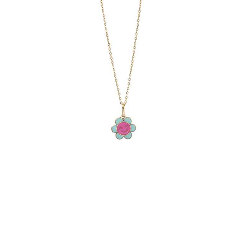 Collana Oro Giallo Smalto Bliss Collezione My Baby