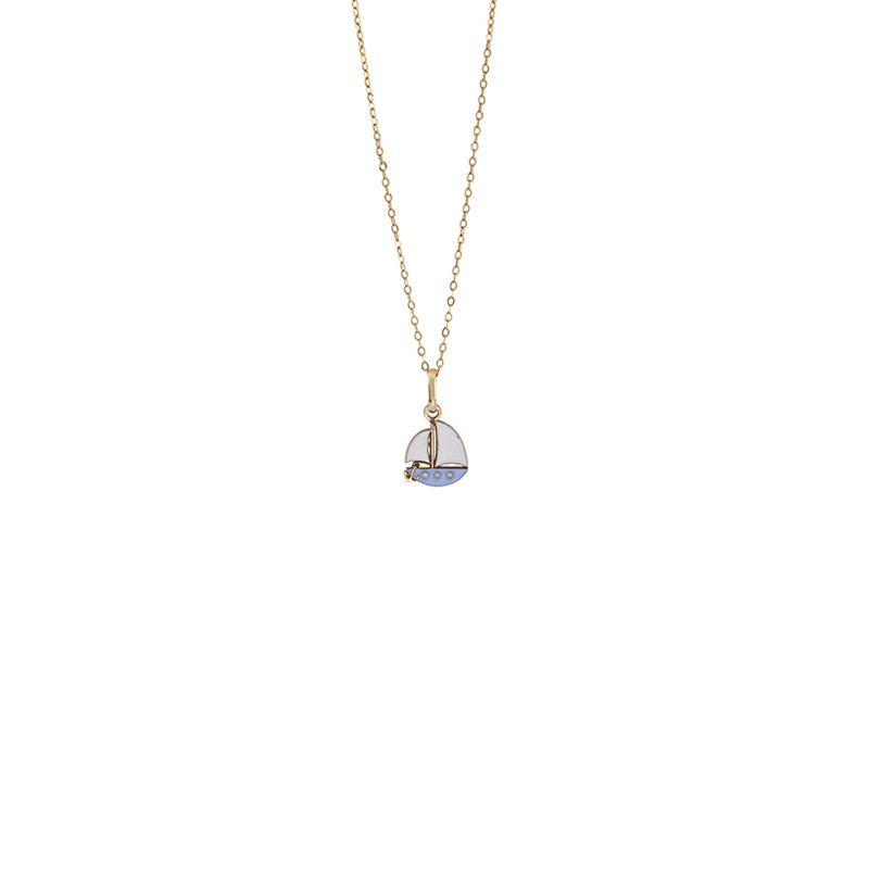 Collana Oro Giallo Smalto Bliss Collezione My Baby