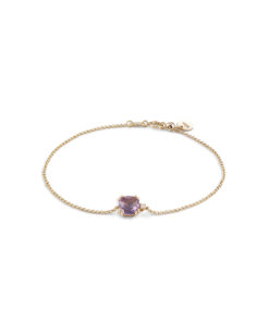 Bracciale Oro Giallo Diamanti Ametista Bliss Collezione Joy Candy