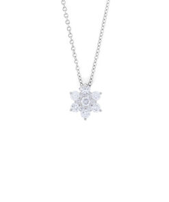 Collana Oro Bianco Diamanti Salvini Collezione Primavera