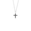 Croce Oro Bianco Diamanti Neri Salvini Collezione Croci