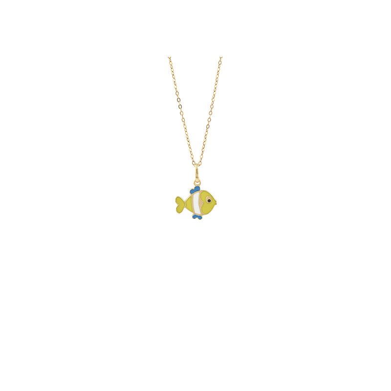 Collana Oro Giallo Smalto Bliss Collezione My Baby