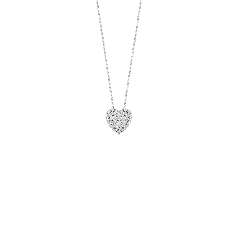 Collana Oro Bianco Diamanti Bliss Collezione Rugiada