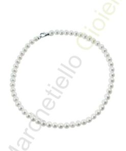 Collana Argento Bianco Perle Salvini Collezione Perla