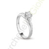 Solitario Oro Bianco Diamanti Salvini Collezione 30 Years