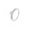 Solitario Oro Bianco Diamanti Salvini Collezione Anversa Top