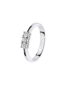Trilogy Oro Bianco Diamanti Comete Gioielli Collezione Easy Basic