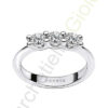 Trilogy Oro Bianco Diamanti Comete Gioielli Collezione Tulipano