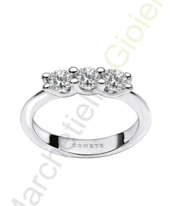Trilogy Oro Bianco Diamanti Comete Gioielli Collezione Tulipano