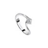 Solitario Oro Bianco Diamanti Comete Gioielli Collezione Solitari