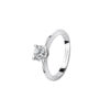 Solitario Oro Bianco Diamanti Comete Gioielli Collezione Classic