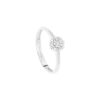 Anello Oro Bianco Diamanti Comete Gioielli Collezione Amour