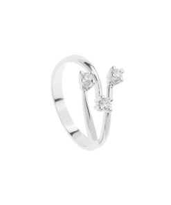 Trilogy Oro Bianco Diamanti Comete Gioielli Collezione Classic