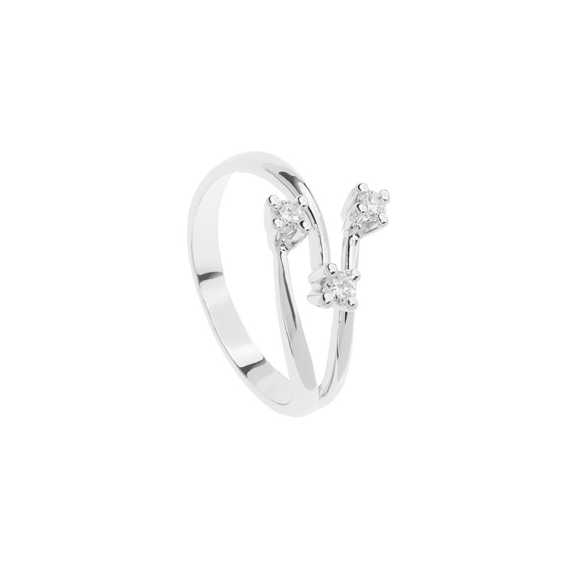 Trilogy Oro Bianco Diamanti Comete Gioielli Collezione Classic