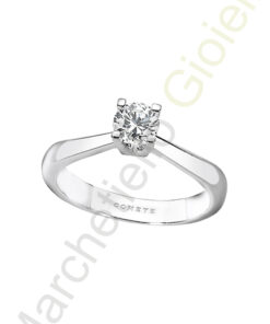 Solitario Oro Bianco Diamanti Comete Gioielli Collezione Prestige