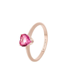 Anello Oro Rosa Diamanti Topazio Comete Gioielli Collezione Fantasia Di Topazio