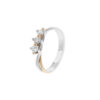 Trilogy Oro Bianco Diamanti Comete Gioielli Collezione Double