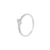 Anello Oro Bianco Diamanti Comete Gioielli Collezione Gocce Di Stella