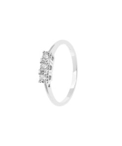 Trilogy Oro Bianco Diamanti Comete Gioielli Collezione Momenti